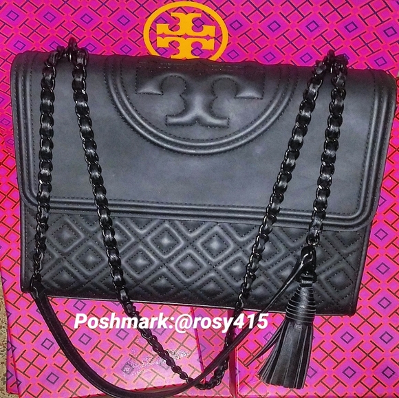 Tory Burch Handbags - SALE✨Matte Black✨Tory Burch Fleming✔✔FINAL PRICE✔✔